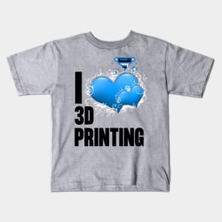 I Heart 3D Printing Kids T-Shirt